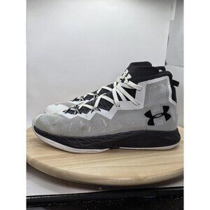 Under Armour UA Lightning 4 Men’s Basketball WHT/BLK 1301667-100 Size 9.5 US